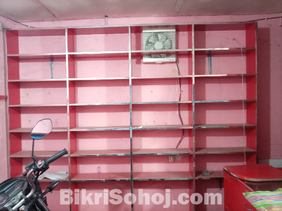 Shop Rack and counter sell